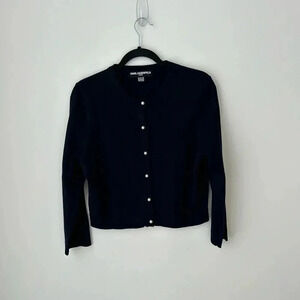 Karl Lagerfeld Navy Cardigan Sweater